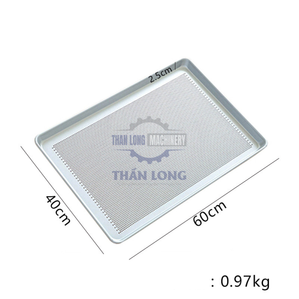 Khay nướng bánh công nghiệp 400x600mm, nhiều loại, giá tốt