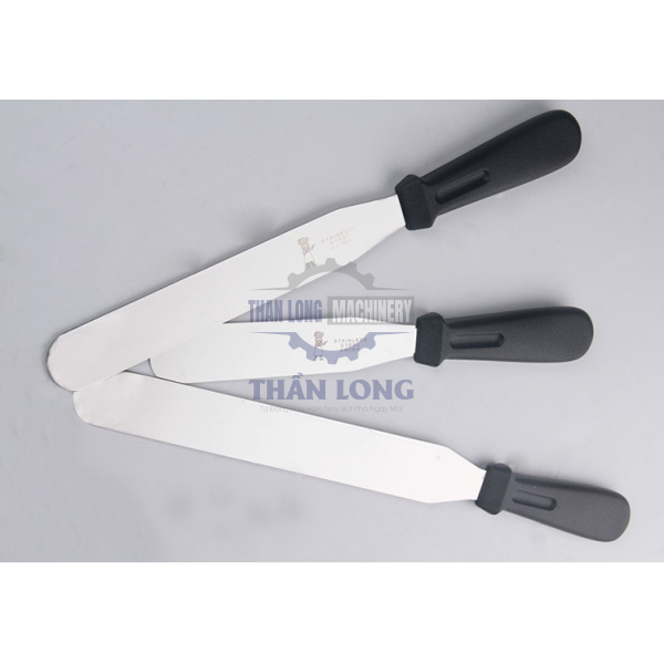 Dao chà láng bánh kem lưỡi thẳng, INOX, nhiều size
