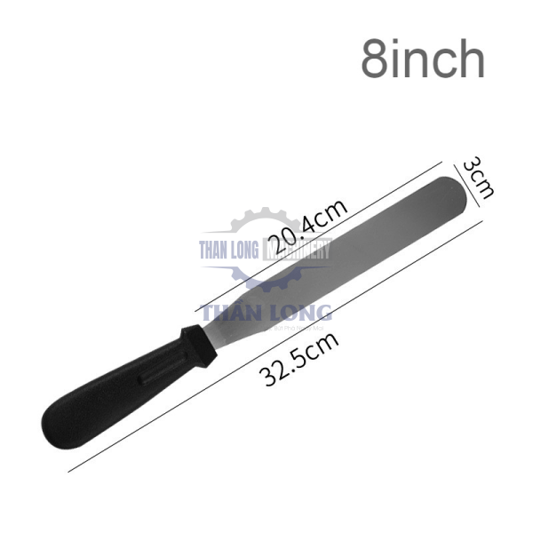 Dao chà láng bánh kem lưỡi thẳng, INOX, nhiều size