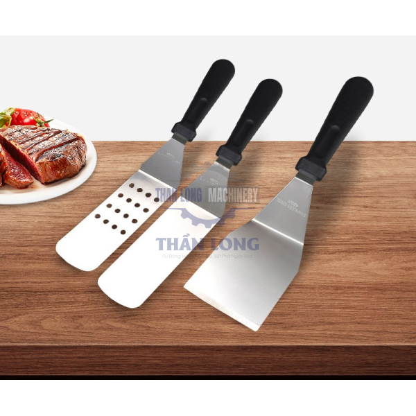 Xẻng sạn làm bánh, xẻng lấy bánh Gato Pizza, INOX không gỉ, nhiều loại  Chất liệu: INOX + cán nhựa PPC