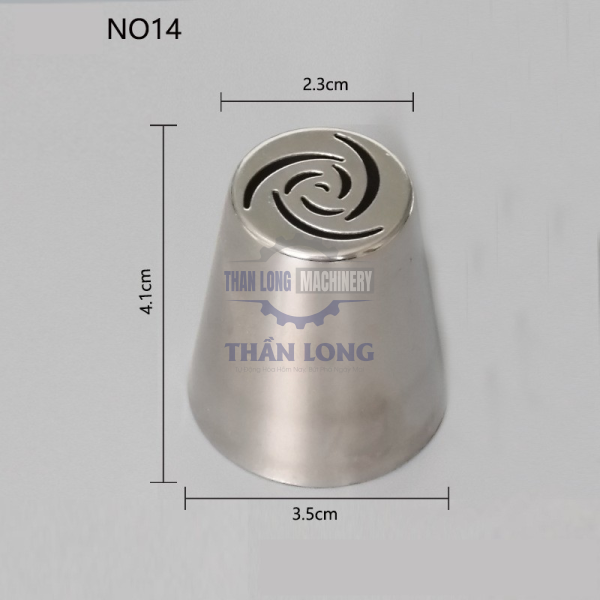 Đui bắt kem kiểu Nga, nhiều loại, INOX dày