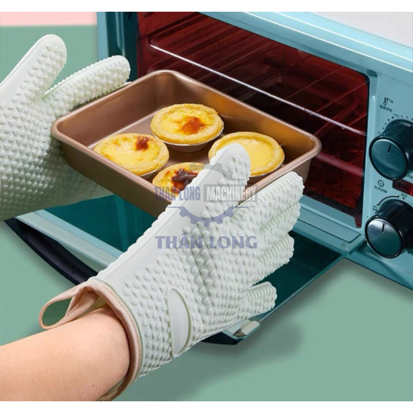 Bao tay Silicon cách nhiệt, chống trơn, chống nóng, 2 LỚP