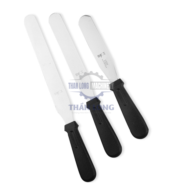 Dao chà láng bánh kem lưỡi thẳng, INOX, nhiều size
