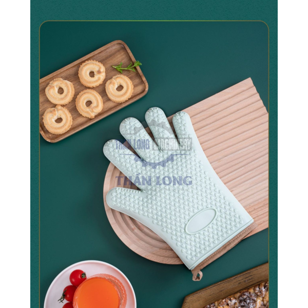 Bao tay Silicon cách nhiệt, chống trơn, chống nóng, 2 LỚP