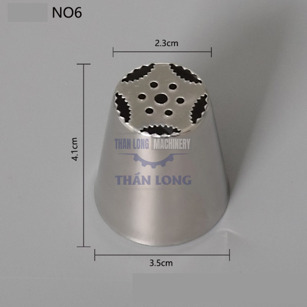 Đui bắt kem kiểu Nga, nhiều loại, INOX dày