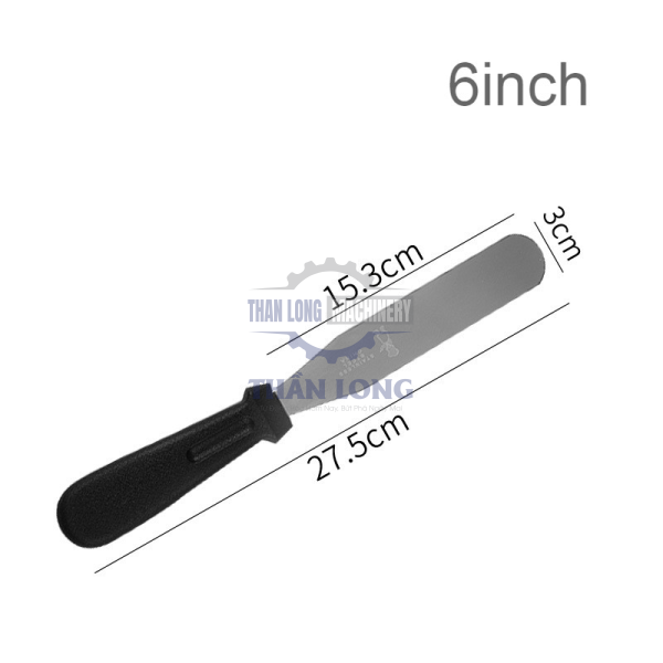 Dao chà láng bánh kem lưỡi thẳng, INOX, nhiều size