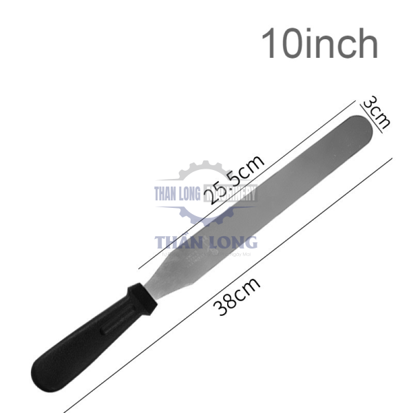 Dao chà láng bánh kem lưỡi thẳng, INOX, nhiều size