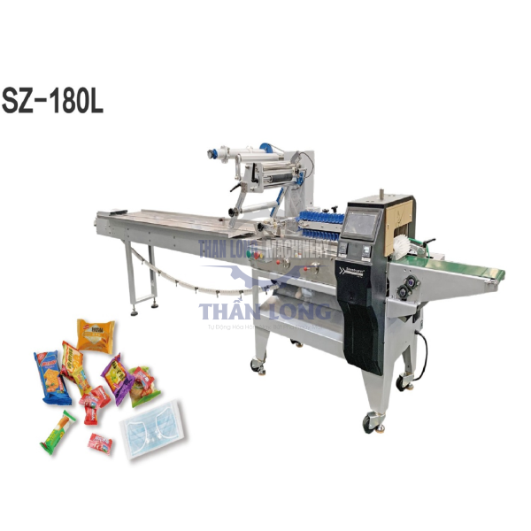 Máy đóng gói nằm, động cơ Servo SZ-180L